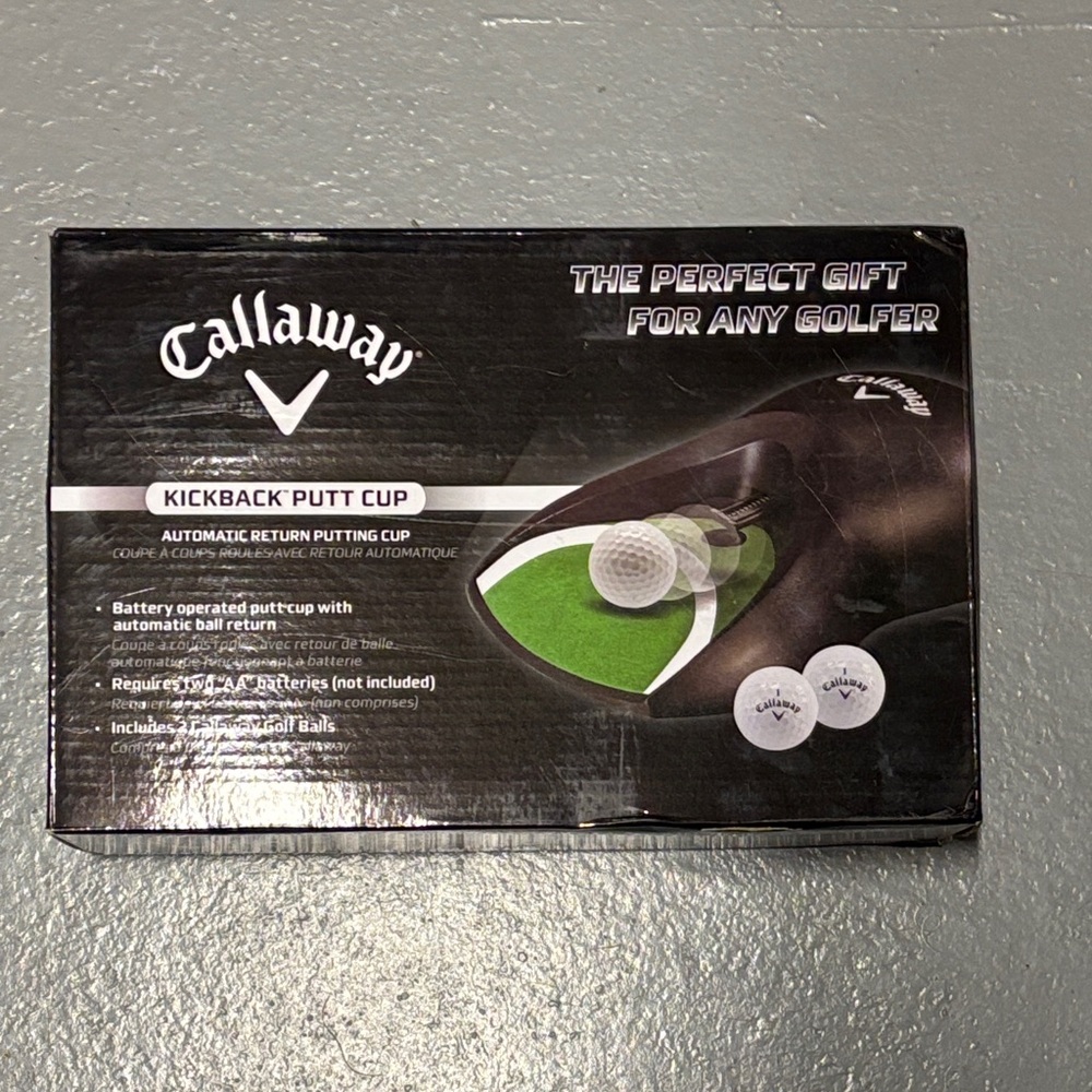 Callaway Black and Green Kickback Putt Cup